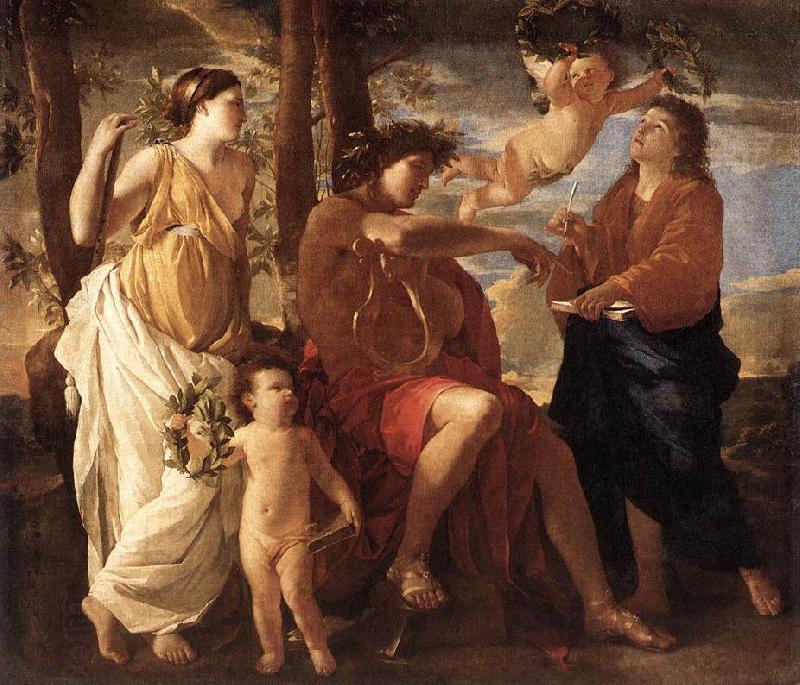 Nicolas Poussin Inspiration of the Poet China oil painting art